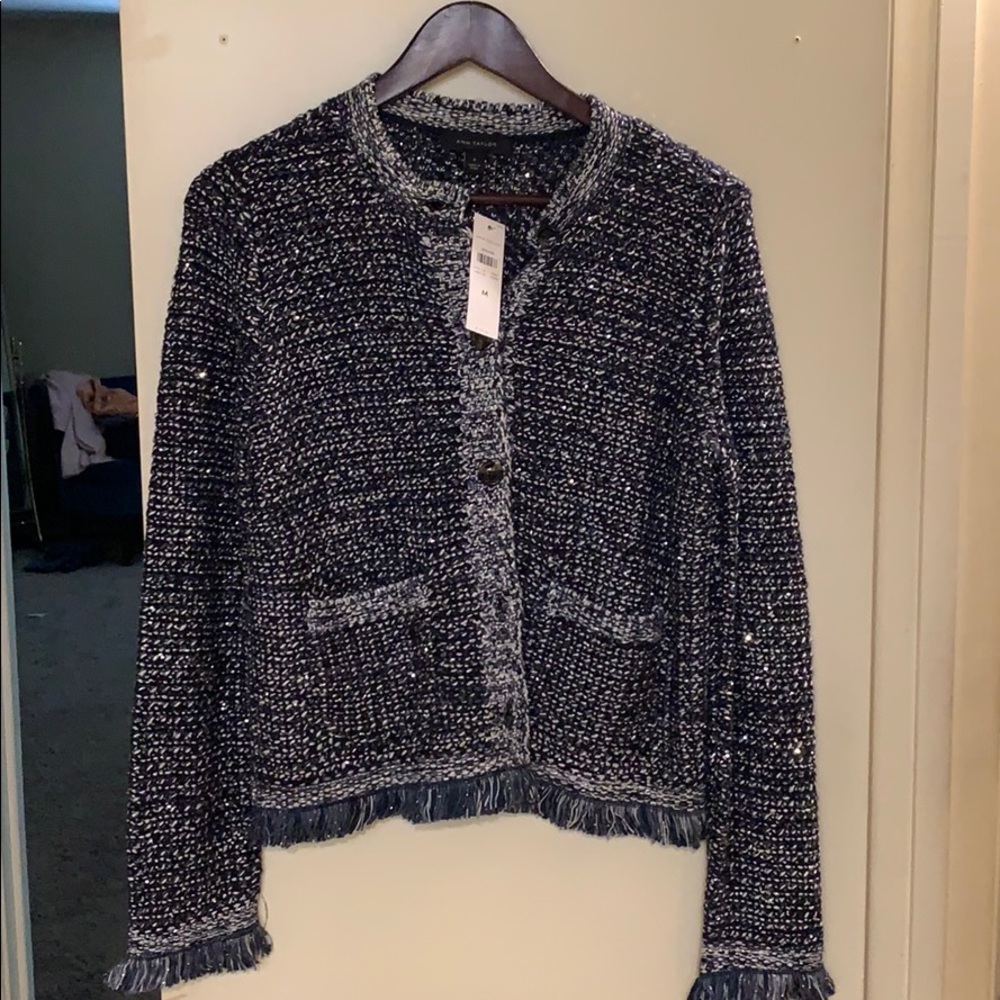 Ann Taylor Tweed Blazer